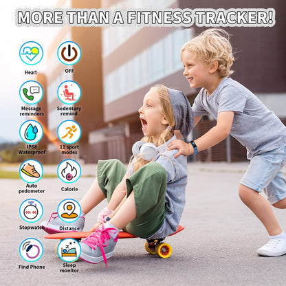 Kids Watch Fitness Tracker, Fitness Watches for Kids, Activity Tracker with Pedometers, Stopwatch, IP68 Waterproof, 11 Sport Modes Smart Watch for Kids Age 6 - 16 Years Old - SopeybayeKids Watch Fitness Tracker, Fitness Watches for Kids, Activity Tracker with Pedometers, Stopwatch, IP68 Waterproof, 11 Sport Modes Smart Watch for Kids Age 6 - 16 Years OldSopeybayeSopeybaye2c356176-94a2-46b4-a2a5-a6fd199215f0PinkKids Watch Fitness Tracker, Fitness Watches for Kids, Activity Tracker with Pedometers