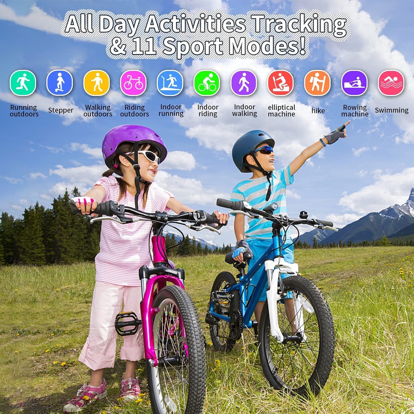 Kids Watch Fitness Tracker, Fitness Watches for Kids, Activity Tracker with Pedometers, Stopwatch, IP68 Waterproof, 11 Sport Modes Smart Watch for Kids Age 6 - 16 Years Old - SopeybayeKids Watch Fitness Tracker, Fitness Watches for Kids, Activity Tracker with Pedometers, Stopwatch, IP68 Waterproof, 11 Sport Modes Smart Watch for Kids Age 6 - 16 Years OldSopeybayeSopeybaye2c356176-94a2-46b4-a2a5-a6fd199215f0PinkKids Watch Fitness Tracker, Fitness Watches for Kids, Activity Tracker with Pedometers