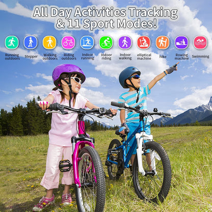 Kids Watch Fitness Tracker, Fitness Watches for Kids, Activity Tracker with Pedometers, Stopwatch, IP68 Waterproof, 11 Sport Modes Smart Watch for Kids Age 6 - 16 Years Old - SopeybayeKids Watch Fitness Tracker, Fitness Watches for Kids, Activity Tracker with Pedometers, Stopwatch, IP68 Waterproof, 11 Sport Modes Smart Watch for Kids Age 6 - 16 Years OldSopeybayeSopeybaye2c356176-94a2-46b4-a2a5-a6fd199215f0PinkKids Watch Fitness Tracker, Fitness Watches for Kids, Activity Tracker with Pedometers